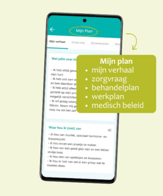 Zorgplan Map CliëntApp | Marga Klompé